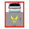 Venom  Araba, Motorsiklet, Kask, Laptop,cam Sticker 16x12 Cm VENOM YAZILI