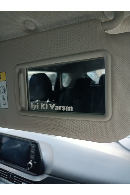 8X2 CM İyi Ki Varsın Sticker Yazı / Araç Araba Makyaj Aynası Sticker Yazı / Araç Sticker 8X2 CM İyi Ki Varsın Sticker Yazı / Araç Araba Makyaj Aynası Sticker Yazı / Araç Sticker