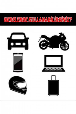 Pusula 2 Adet 48*28 Cm Sağ-Sol Oto Sticker -Karavan Sticker- Kamp Sticker