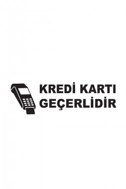 Kredi Kartı Geçerlidir Sticker 30 X 9 Cm