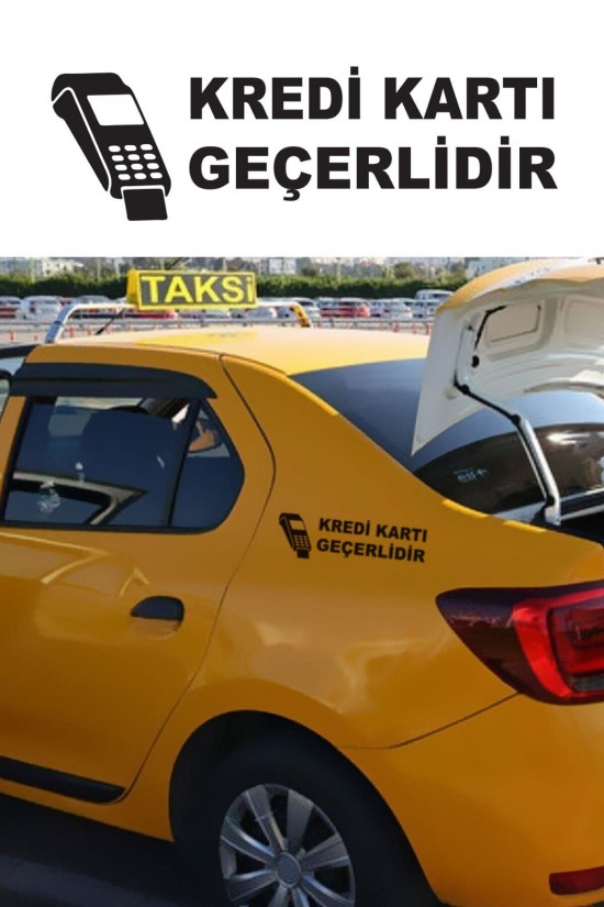 Kredi Kartı Geçerlidir Sticker 30 X 9 Cm Kredi Kartı Geçerlidir Sticker 30 X 9 Cm