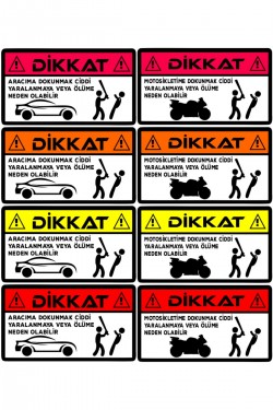 Aracıma Dokunma Sticker Otomobil , Araç , Araba Sticker x2 Adet Aracıma Dokunma Sticker Otomobil , Araç , Araba Sticker x2 Adet