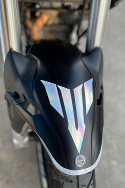 Motor için Dekoratif Sticker Hologram MT Etiket Uyumlu