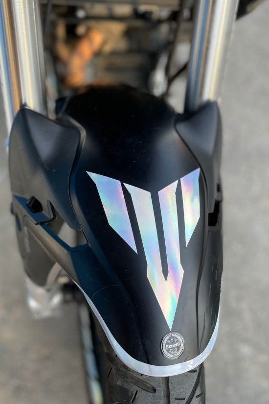 Motor için Dekoratif Sticker Hologram MT Etiket Uyumlu