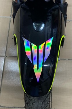 Motor için Dekoratif Sticker Hologram MT Etiket Uyumlu
