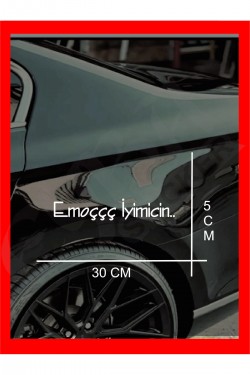 Emoççç İyimicin STİCKER 30X5 YAPIŞTIRMA EMOÇ YAZISI