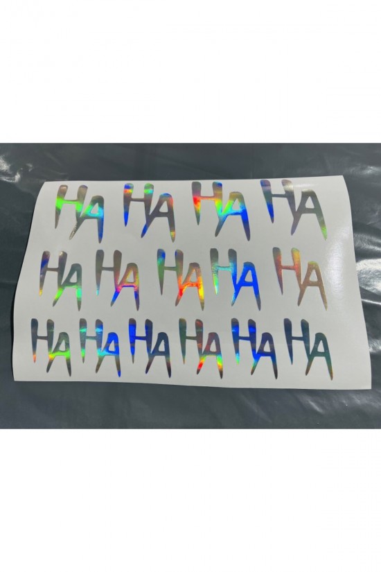 HAHAHA STİCKER HOLOGRAM 13x19cm