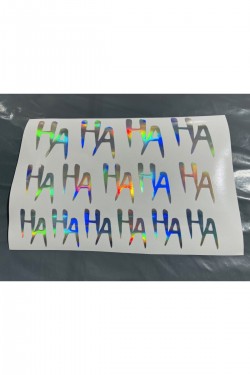 HAHAHA STİCKER HOLOGRAM 13x19cm