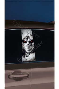 Araç Kapı Direk Kaplama Folyosu asasian Desenli DRK9 (Sağ Sol Takım) (2 Adet) - 22x50 Cm