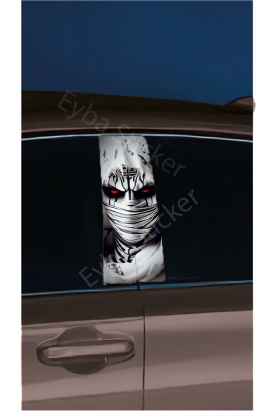 Araç Kapı Direk Kaplama Folyosu asasian Desenli DRK9 (Sağ Sol Takım) (2 Adet) - 22x50 Cm