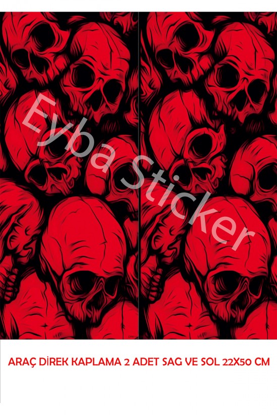 - Araç kapı direklerinize şık bir görünüm kazandıran kırmızı kurufa desenli kaplama folyosu, sağ ve sol takım olarak sunulmaktadır.; - Her bir parça 22x50 cm boyutlarındadır ve toplamda 2 adet ile tam bir set halinde gelir.; - Bu folyo, araç kapınızın est