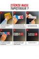 Arka Cam Sticker Set Oto Sticker Araba Sticker 20 X 35 Cm