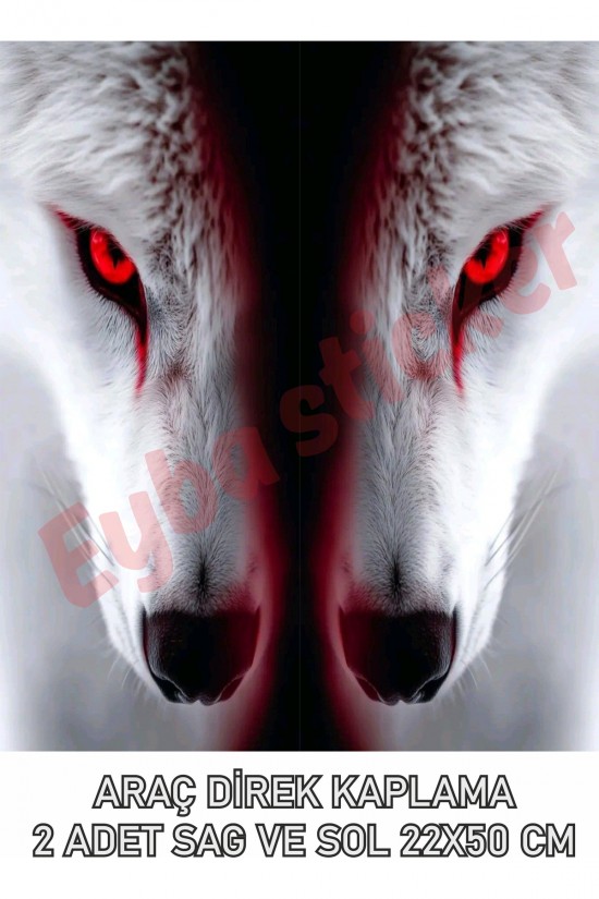 Araç Kapı Direk Kaplama Folyosu beyaz kurt Desenli DRK24 (Sağ Sol Takım) (2 Adet) - 22x50 Cm - Araç kapı direklerinize şık bir görünüm kazandırmak için tasarlanmış beyaz kurt desenli kaplama folyosu, aracınızın estetiğini ön plana çıkarır.; - Sağ ve sol takım olarak sunulan bu ürün, her iki kapı direği için de uyumlu bir çözüm sağlar; böylece tam