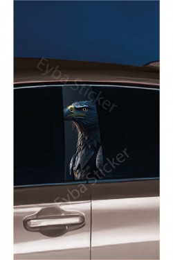 Araç Kapı Direk Kaplama Folyosu kırmızı kurufa Desenli DRK23 (Sağ Sol Takım) (2 Adet) - 22x50 Cm