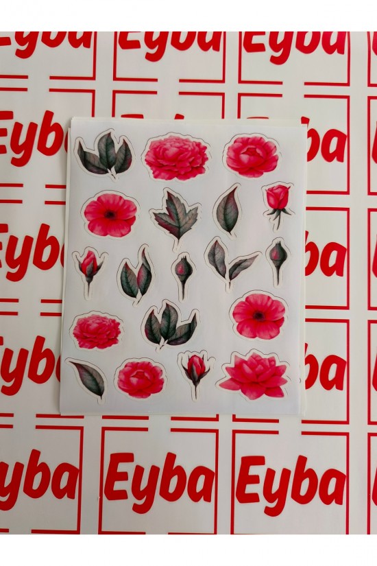 - toplam sayfa boyutu 25x30 cm bu gül ve kelebek desenli sticker, dolab ve araçlarınıza şık bir dokunuş katmak için idealdir.; - Renkli baskı teknolojisi ile üretilmiştir- Kolay uygulama imkanı sağlar- Üretimi Türkiye'de gerçekleştirilmiştir