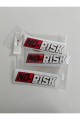 NO Risk sticker renkli baskı baskes 1 adet 20x5 cm
