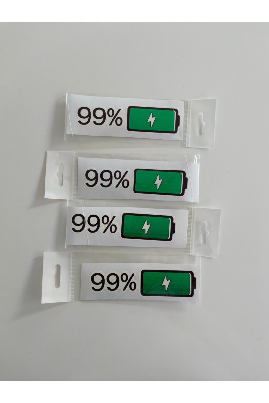 %99 sticker renkli baskı baskes 1 adet 14x4 cm