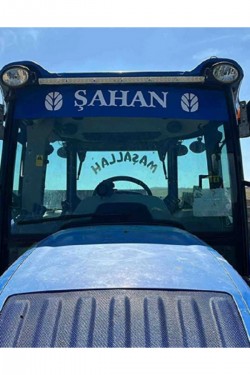 Renkli Baskı Baskes Traktör Güneşlik Özel Yazı Ve Logolu Case Tümosan Massey Erkunt