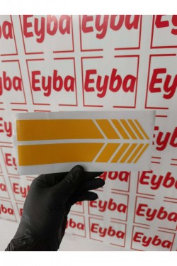 Oto Sticker Mega 4lü Paket Dikiz Kanat Pençe Bagaj Sticker