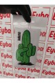 fuctus komik kaktüs araba karavan renkli baskı Sticker 8x15 Cm bsks24