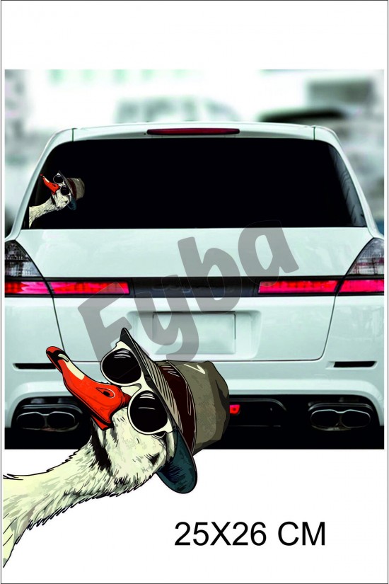 - 26x25 cm boyutlarındaki bu renkli sticker, Dedektif Ördek temalı tasarımıyla çocukların odalarına neşe katıyor.