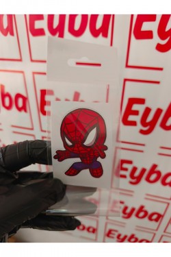 örümcek adam mini boy 5x7 cm renkli baskı sticker