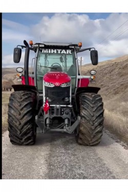 Traktör ön cam özel yazı 60x15 cm case tümosan massey erkunt