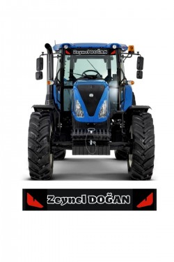 Göz figürlü özel isim 120 x 15 traktör güneşlik case tümosan massey erkunt