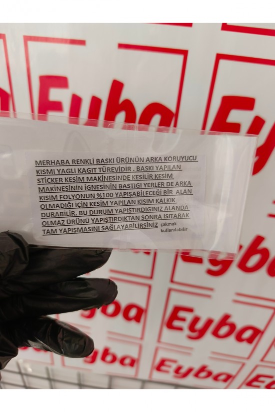 fox tilki 12x5 cm 1 adet baskes renkli baskı sticker, bisiklet, karavan,otomobil,çocuk odası