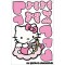 Hello Kitty Set Sticker Su Geçirmez Yüksek Çözünürlüklü Araba Motorsiklet Kask Laptop Duvar Sticker