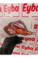 Mutant ördek 19x10 cm 1 adet renkli baskı sticker, bisiklet, karavan,otomobil,çocuk odası