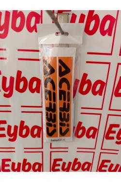 Acerbis 19x6 cm baskes 1 adet renkli baskı sticker, bisiklet, karavan,otomobil,çocuk odası