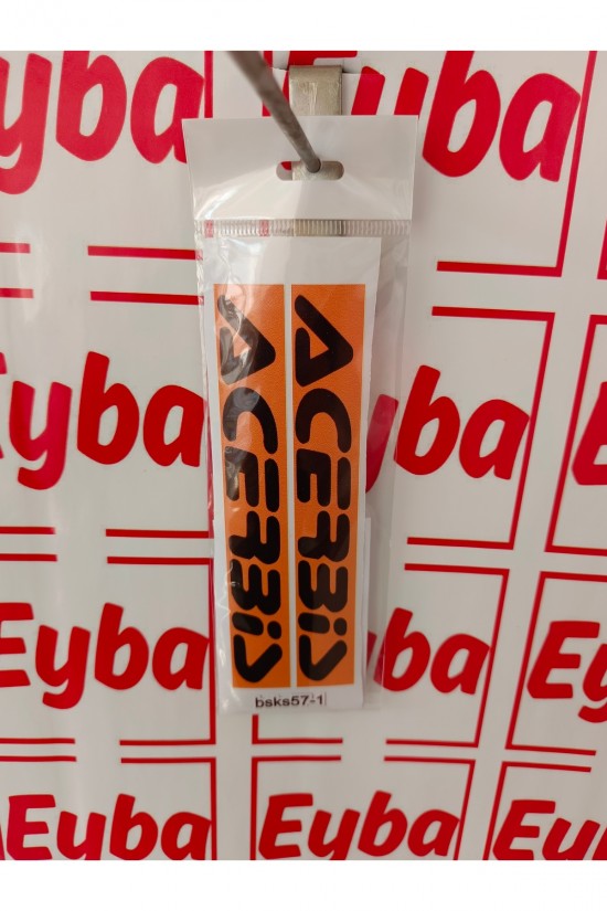 Acerbis 19x6 cm baskes 1 adet renkli baskı sticker, bisiklet, karavan,otomobil,çocuk odası