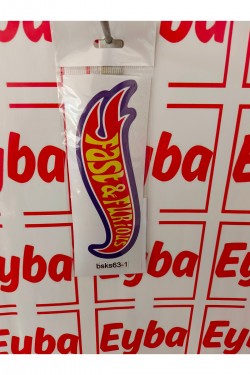 Hızlı ve öfkeli 18x6 cm baskes 1 adet renkli baskı sticker, bisiklet, karavan,otomobil,çocuk odası