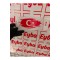 türkiye haritası 12x5,5 cm baskes 1 adet renkli baskı sticker, bisiklet, karavan,otomobil,çocuk