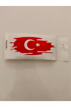 türkiye haritası 12x5,5 cm baskes 1 adet renkli baskı sticker, bisiklet, karavan,otomobil,çocuk