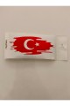 türkiye haritası 12x5,5 cm baskes 1 adet renkli baskı sticker, bisiklet, karavan,otomobil,çocuk