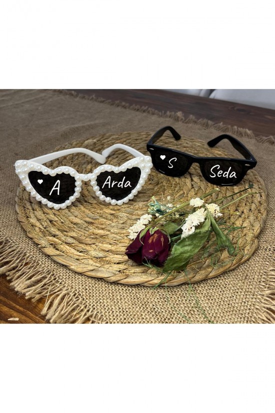 KİŞİYE ÖZEL PARTY GELİN DAMAT GÖZLÜK 2 ADET DÜĞÜN NİŞAN BRİDE GROOM KİŞİYE ÖZEL PARTY GELİN DAMAT GÖZLÜK 2 ADET DÜĞÜN NİŞAN BRİDE GROOM