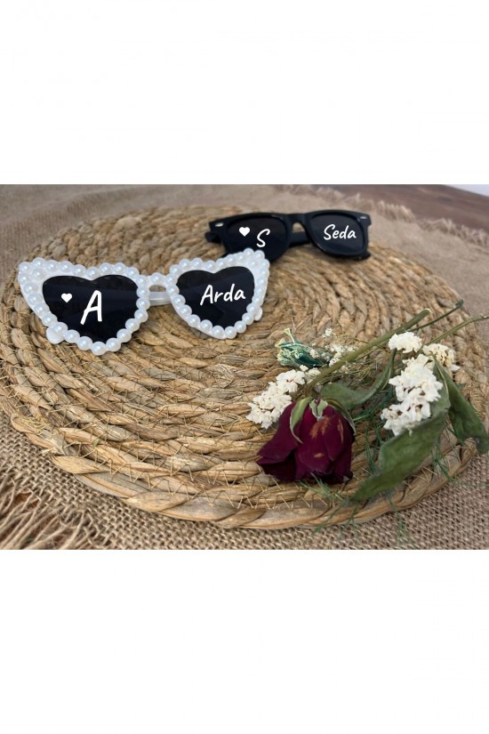 KİŞİYE ÖZEL PARTY GELİN DAMAT GÖZLÜK 2 ADET DÜĞÜN NİŞAN BRİDE GROOM KİŞİYE ÖZEL PARTY GELİN DAMAT GÖZLÜK 2 ADET DÜĞÜN NİŞAN BRİDE GROOM