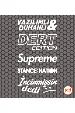 Araç Arka Cam Sticker Araba Arkası Paket Etiket Yazılımlı Dumanlı Tasarım