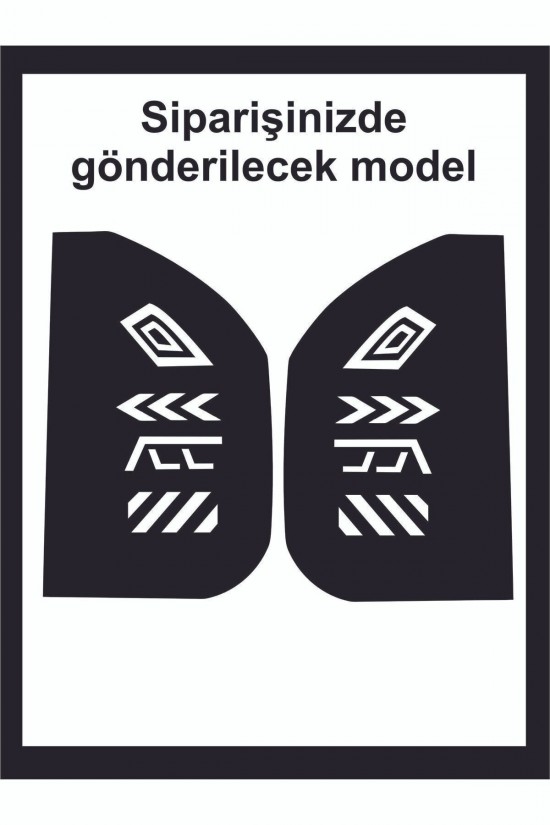 Ford Tourneo Courier Stop Farı Led Görünümlü Folyo Kaplama - Stop Kaplama