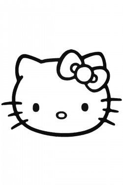 Hello Kitty Hello Kitty Flip The Bird Bad Style kaliteli Kaliteli Sticker 20 Cm