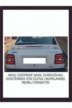 Fiat Tempra Stop Farı Led Görünümlü Folyo Kaplama - Stop Kaplama Fiat Tempra Stop Farı Led Görünümlü Folyo Kaplama - Stop Kaplama