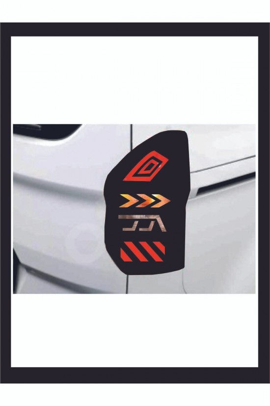 Ford Tourneo Courier Stop Farı Led Görünümlü Folyo Kaplama - Stop Kaplama