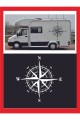 Pusula Sticker 45x45cm 1 Adet Oto Sticker - Kamp Karavan Sticker