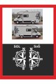 Pusula 2 Adet 48*28 Cm Sağ-sol Oto Sticker -karavan Sticker- Kamp Sticker
