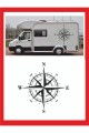 Pusula Sticker 45x45cm 1 Adet Oto Sticker - Kamp Karavan Sticker