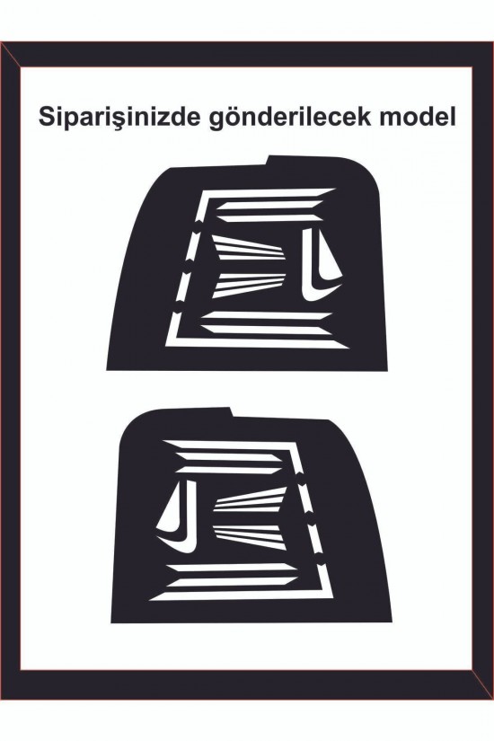 Fiat Tempra Stop Farı Led Görünümlü Folyo Kaplama - Stop Kaplama Fiat Tempra Stop Farı Led Görünümlü Folyo Kaplama - Stop Kaplama