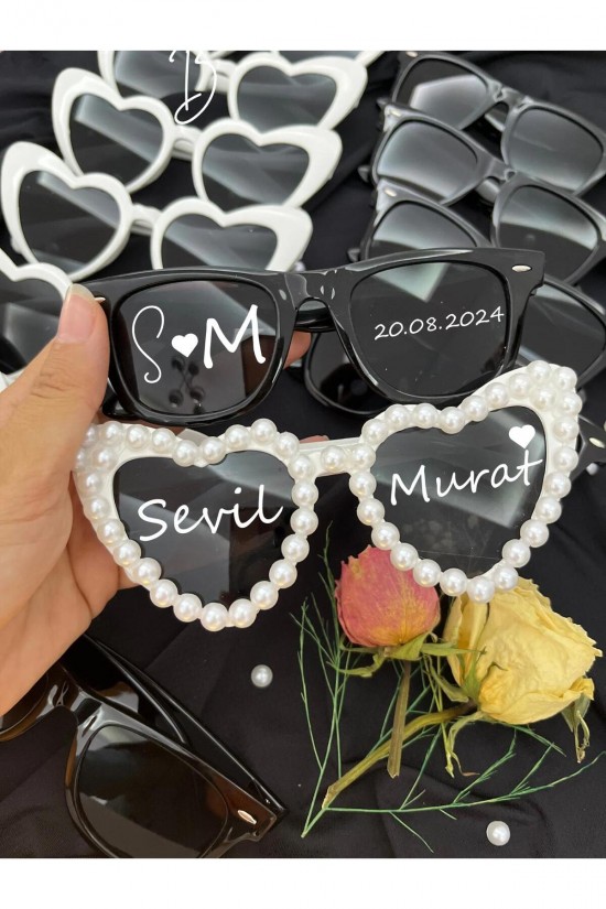 After party isimli 2 adet- Gelin Damat bride gözlük