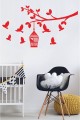 Kuşlar Duvar Sticker 110x60cm
